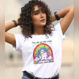 Go Kick Rocks With Open-toed Shoes Graphic Tee Made To Order
